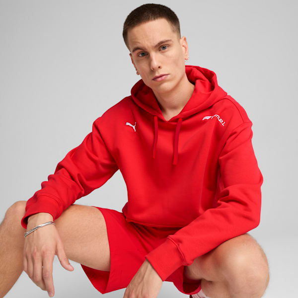 Buzo con capucha F1® Essentials+ para hombre, Pop Red, large-ARG