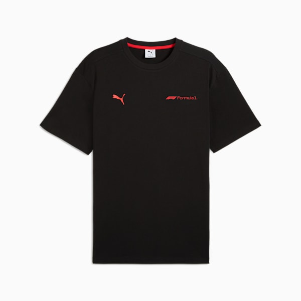 F1® ESS+ Relaxed Graphic Tee Men, PUMA Black, large-MEX
