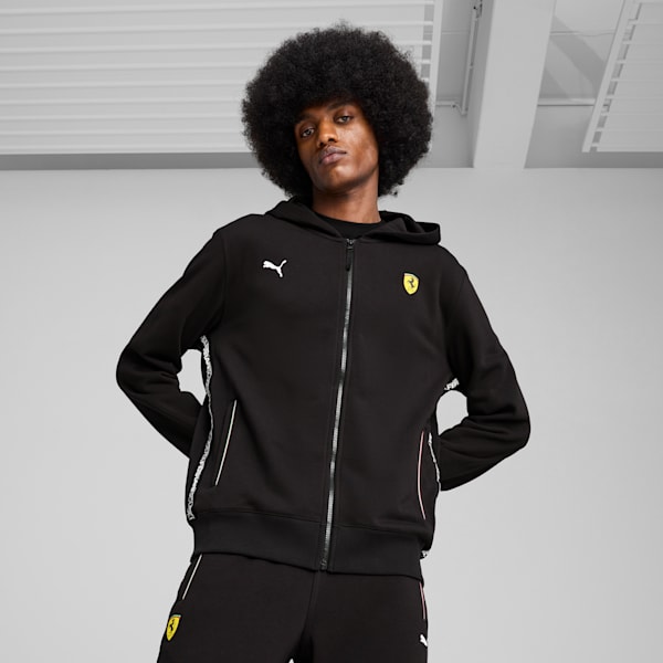Chamarra Scuderia Ferrari Race para hombre, PUMA Black, large-MEX