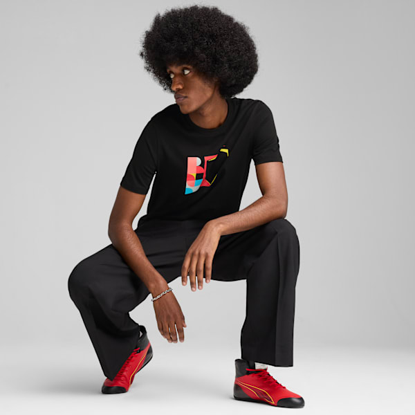 Scuderia Ferrari HP Race Big Shield Tee Men, PUMA Black, large-ZAF
