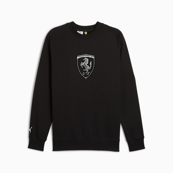 Scuderia Ferrari HP Race Big Shield Crew Men, PUMA Black, large-ZAF