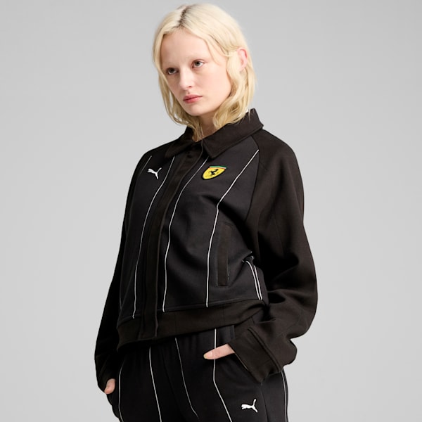 Chamarra Scuderia Ferrari Race para mujer, PUMA Black, large-MEX