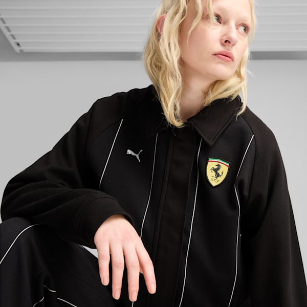 Chamarra Scuderia Ferrari Race para mujer, PUMA Black, large-MEX