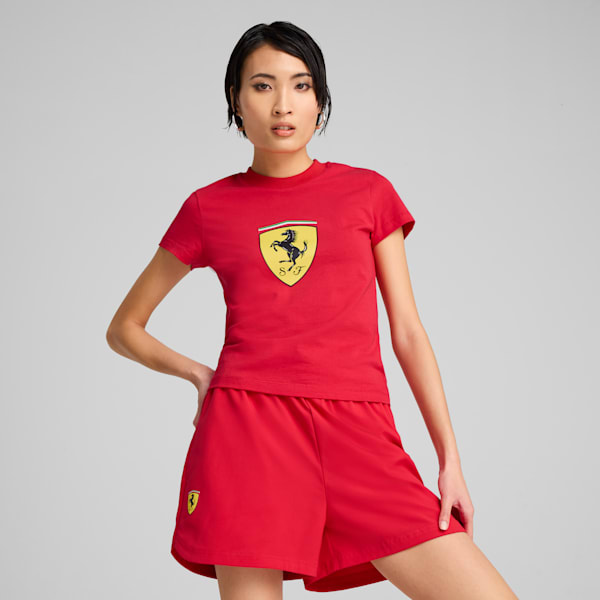 Remera Scuderia Ferrari HP Race Big Shield para mujer, Rosso Corsa, large-ARG