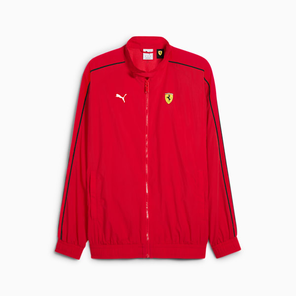 Scuderia Ferrari HP Race T7 Oversized Jacket Men, Rosso Corsa, large-ZAF