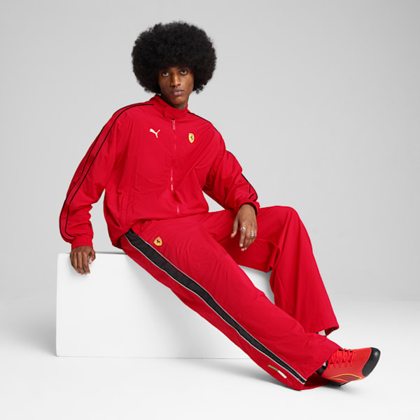 Scuderia Ferrari Race T7 Oversized Jacket Men, Rosso Corsa, large-MEX