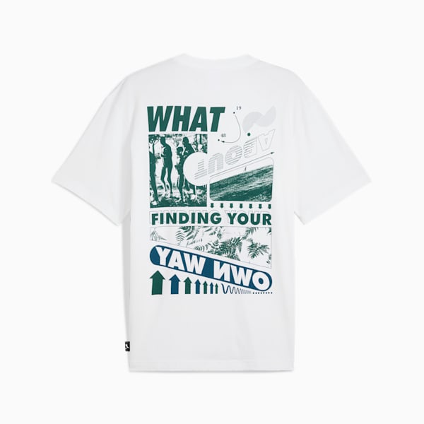 House of Graphics What Tee Men, PUMA White, large-ZAF