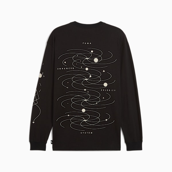 Remera manga larga House Of Graphics Celerity para hombre, PUMA Black, large-ARG