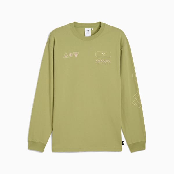 Remera manga larga House Of Graphics Celerity para hombre, Calming Green, large-ARG