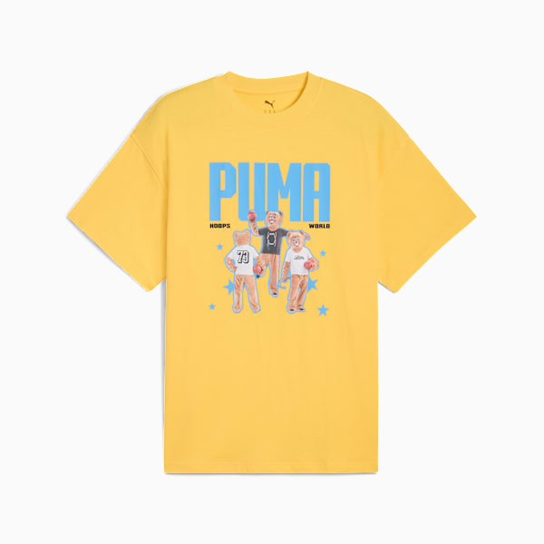 Dylan's World Tee Unisex, Sunny Yellow, large-ZAF