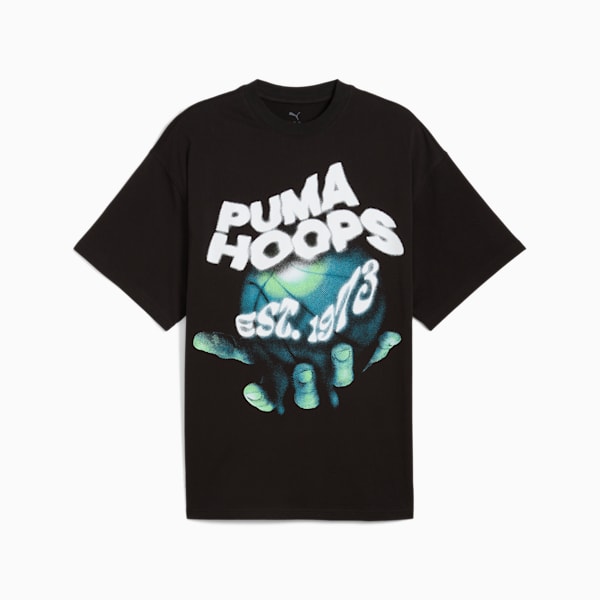 Playera oversize Hoop Dreamz I, PUMA Black, large-MEX