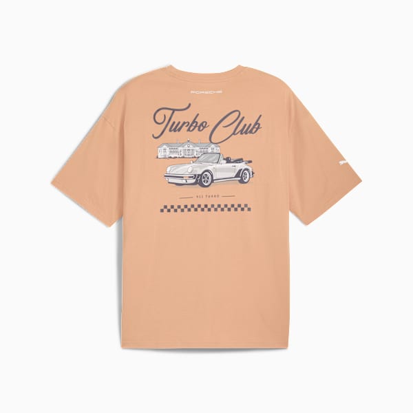 Porsche Legacy Graphic Tee 1 Men, Warm Beige, large-ZAF