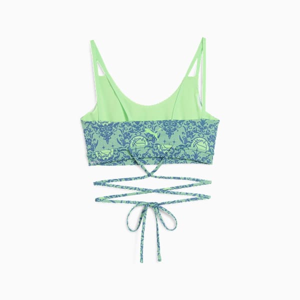 Top deportivo Lace Em Up para mujer, Spring Fern-AOP, large-ARG