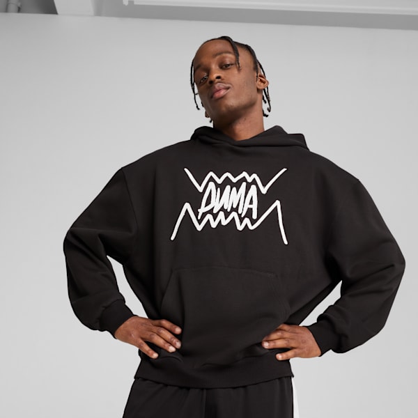 Sudadera de básquebol Jaws Core para hombre, PUMA Black, large-MEX