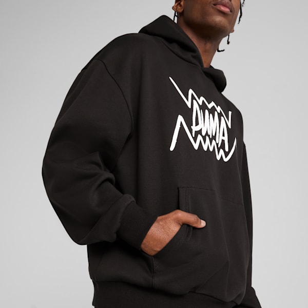 Sudadera de básquebol Jaws Core para hombre, PUMA Black, large-MEX