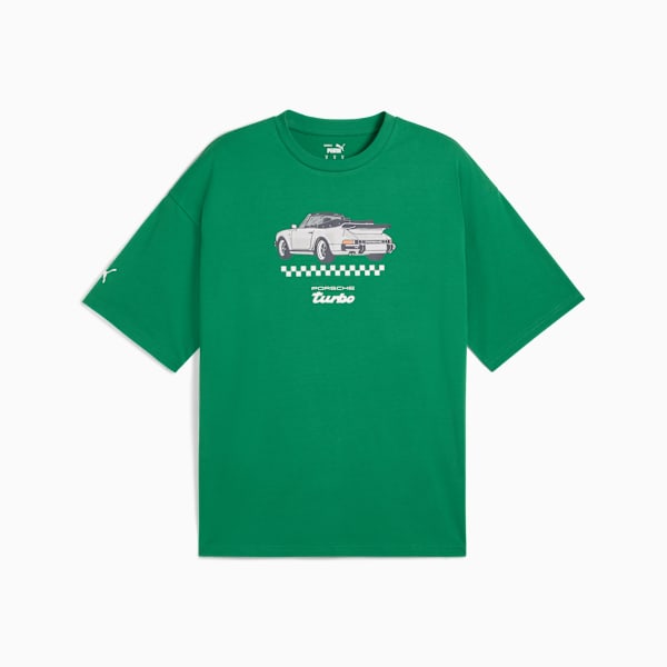 Porsche Legacy Graphic Tee 3 Men, Archive Green, large-ZAF