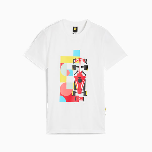 Scuderia Ferrari HP Race Graphic Tee Youth, PUMA White, large-ZAF