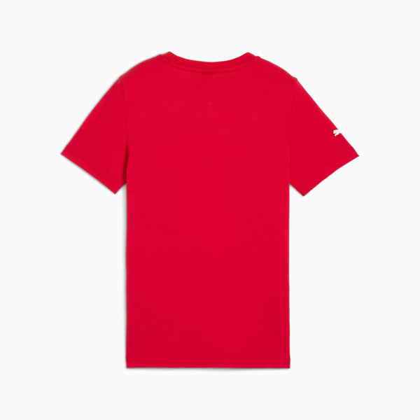 Camiseta con escudo grande de Scuderia Ferrari Race de color para niño, Rosso Corsa, large-MEX