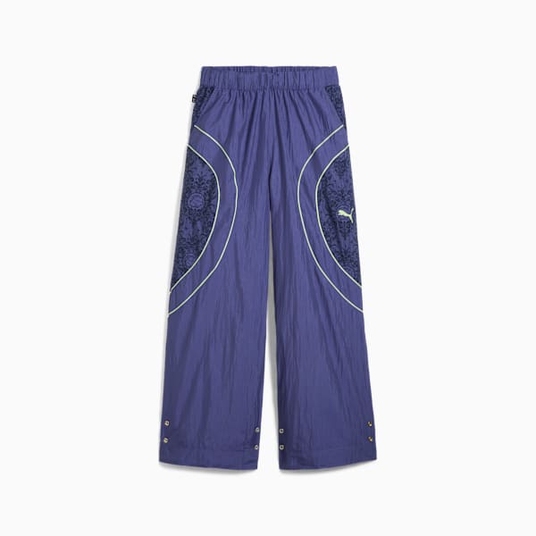 Pantalón Track Lace Em Up para mujer., Blue Crystal-AOP, large-ARG