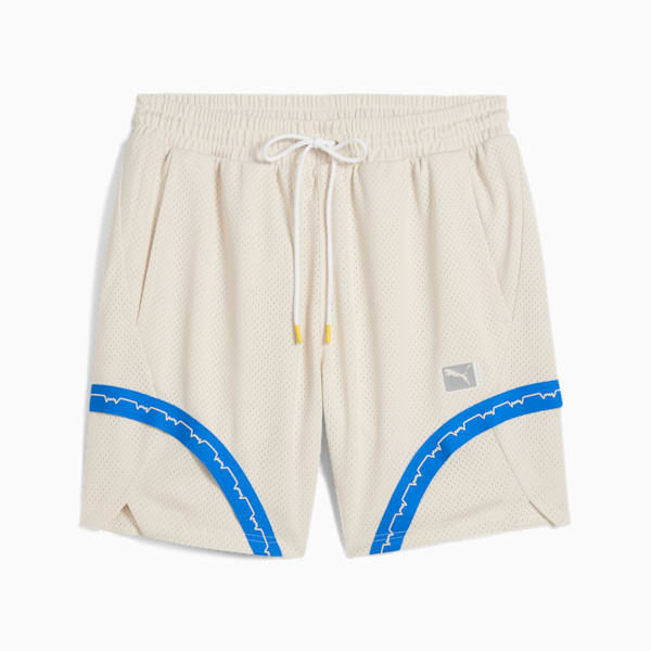 Dress Code Jawline Basketball Shorts Men, Alpine Snow, large-ZAF
