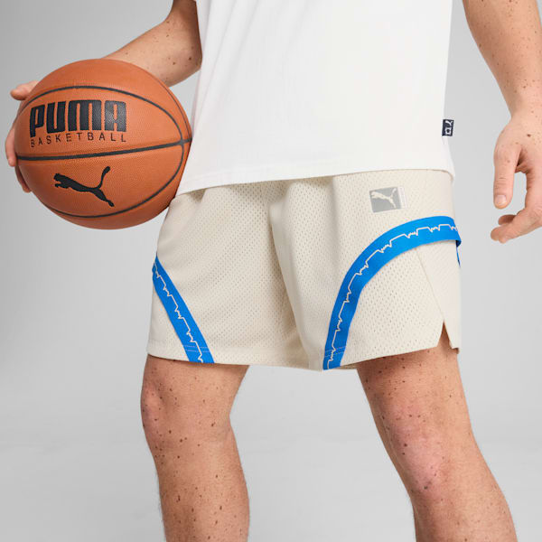 Dress Code Jawline Basketball Shorts Men, Alpine Snow, large-ZAF