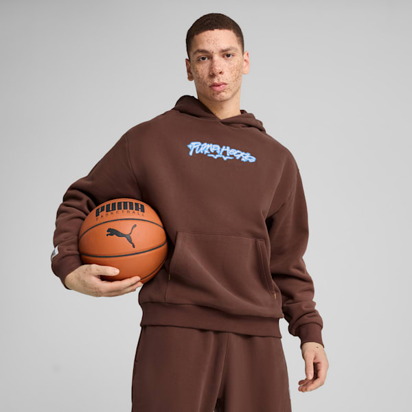 Buzo de básquet Dress Code para hombre, Chestnut Brown, large-ARG