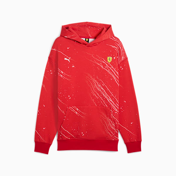 Scuderia Ferrari HP Race Colour Splash Hoodie Men, Rosso Corsa, large-ZAF