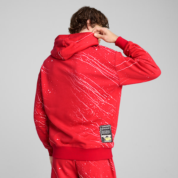 Scuderia Ferrari HP Race Colour Splash Hoodie Men, Rosso Corsa, large-ZAF