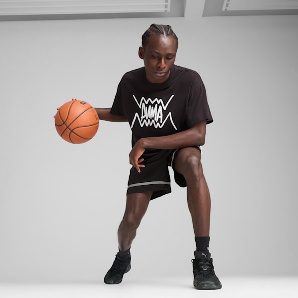 Jaws Core Basketball Tee Men, PUMA Black, large-MEX