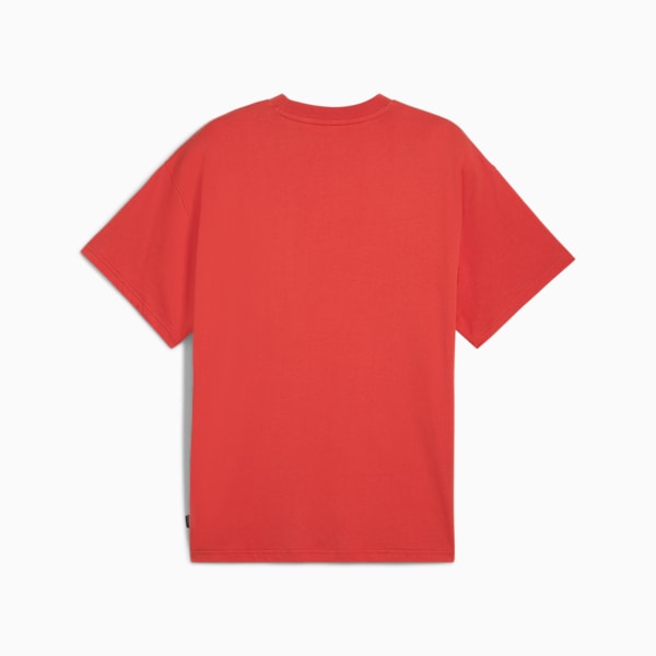 Remera de básquet Jaws Core para hombre, Red Fire, large-ARG