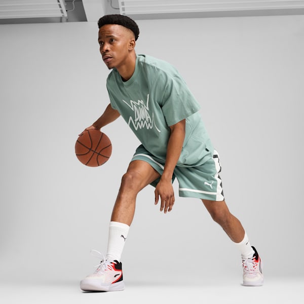 Camiseta de baloncesto Jaws Core para hombre, Green Moon, large-MEX
