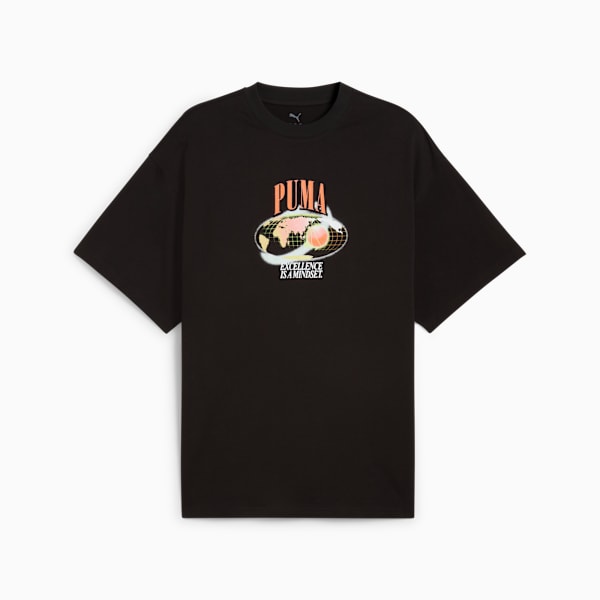 Remera oversize Hoop Dreamz IV, PUMA Black, large-ARG