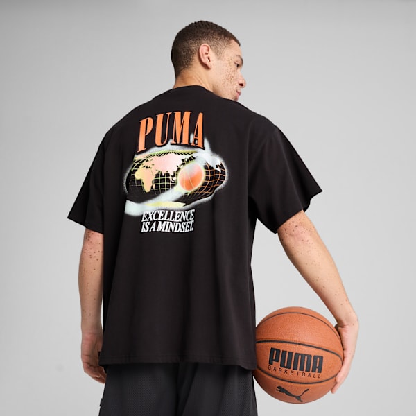 Remera oversize Hoop Dreamz IV, PUMA Black, large-ARG