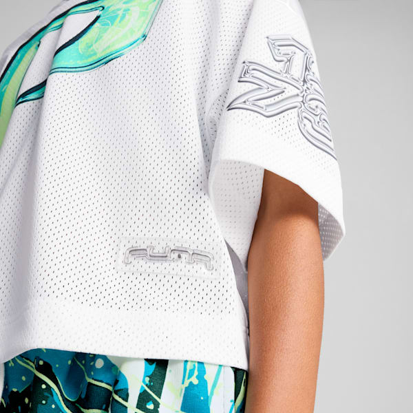 Hoop Dreamz Jersey Women, PUMA White, large-ZAF