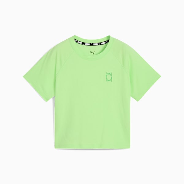 Remera corta Pivot para mujer, Spring Fern, large-ARG
