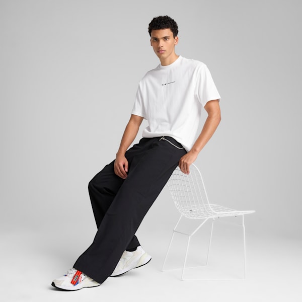 BMW M Motorsport Lifestyle Car Graphic Tee Men, PUMA White, large-ZAF