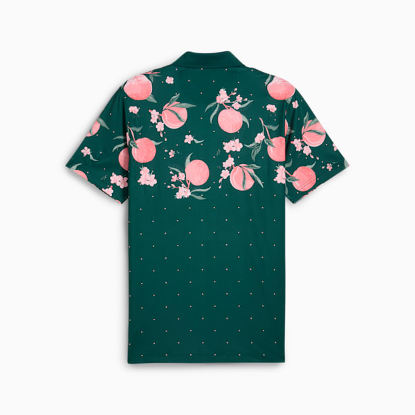MATTR Freshly Picked Golf Polo Men, Dark Myrtle-Pink Fruit, large-ZAF