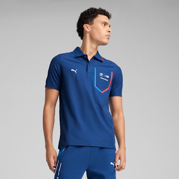 BMW M Motorsport Polo Men, Pro Blue-M Color, large-ZAF