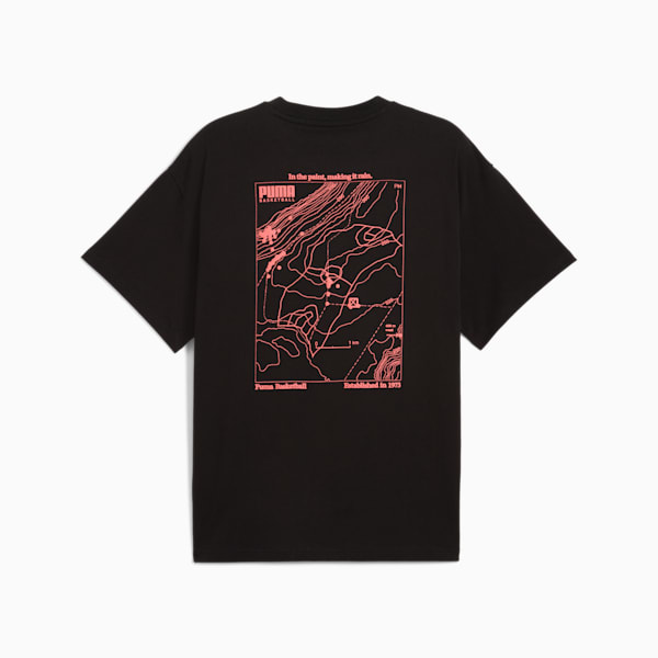 Playera de básquet Excavation para hombre, PUMA Black, large-MEX
