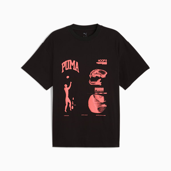 Playera de básquet Excavation para hombre, PUMA Black, large-MEX
