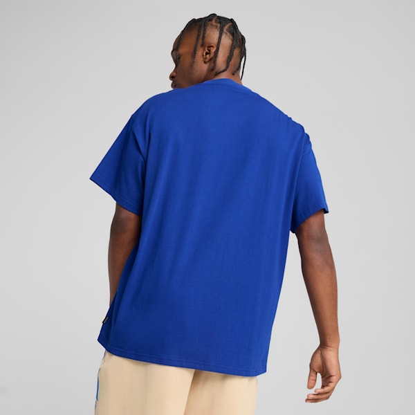 Camiseta de basquet Ancient Roars para hombre, Vivid Blue, large-ARG