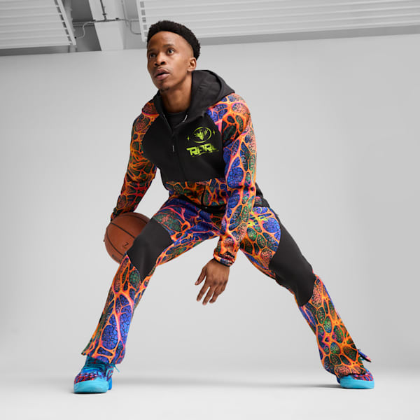 Melo Alien Skins Dime Basketball Jacket Men, PUMA Black-AOP, large-ZAF