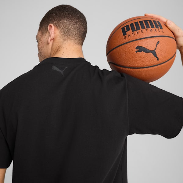 Remera de básquet Melo Phoenix I para hombre, PUMA Black, large-ARG