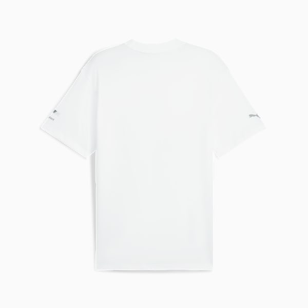 BMW M Motorsport Stacked Lux Logo Tee 2 Men, PUMA White, large-ZAF