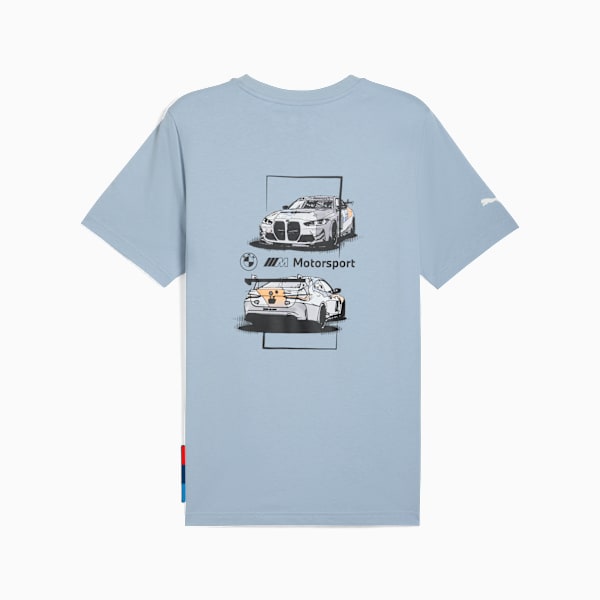 BMW M Motorsport Car Graphic Tee 2 Men, Blue Wash, large-ZAF