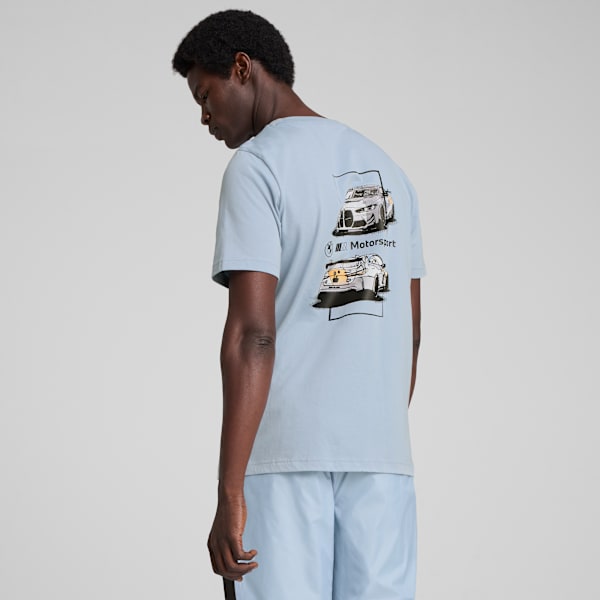 BMW M Motorsport Car Graphic Tee 2 Men, Blue Wash, large-ZAF
