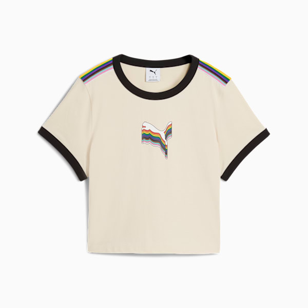 Playera mujer EQUAL LOVE CONFEDERATION, Alpine Snow, large-MEX