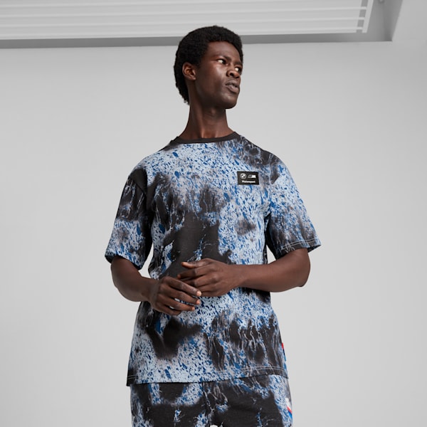 Playera estampada BMW M Motorsport Colour Splash para hombre, PUMA Black, large-MEX