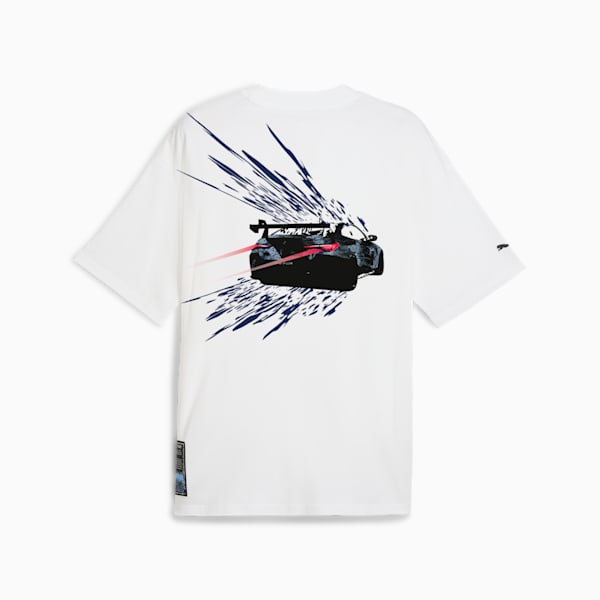 BMW M Motorsport Color Splash Tee Men, PUMA White, large-MEX