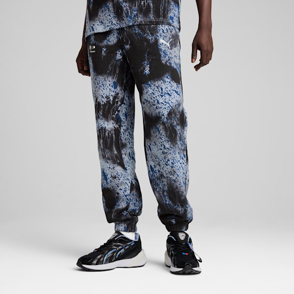 BMW M Motorsport Colour Splash All-over Print Sweat Pants Men, PUMA Black, large-ZAF